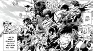 Class 1-A students as seen in the My Hero Academia climax (Image via Shueisha)